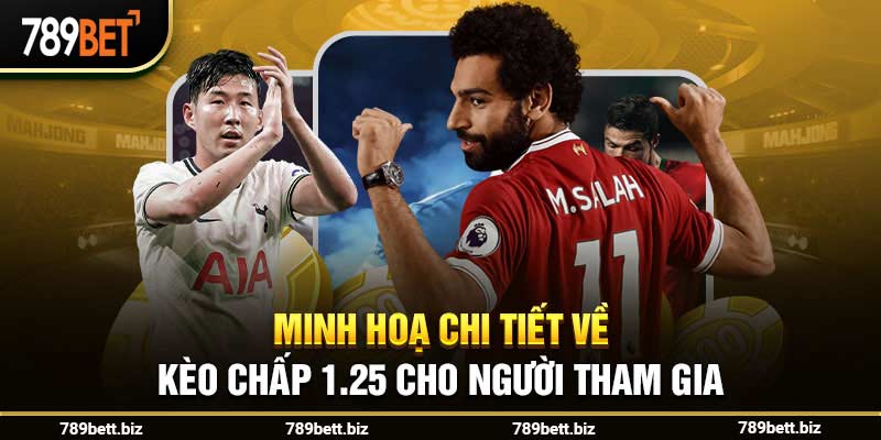 Minh họa chi tiết về kèo chấp 1.25 cho người tham gia